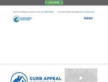 Tablet Screenshot of curbappealgreenville.com